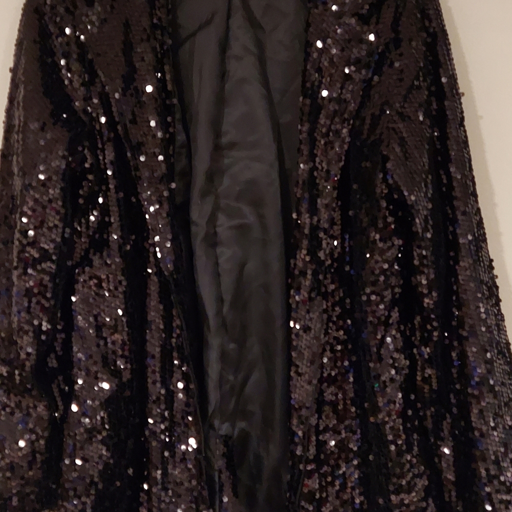 Sequin Black Jacket